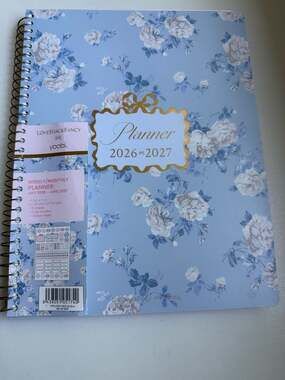 LoveShackFancy x Yoobi 2026-2027 Weekly/Monthly Floral Planner